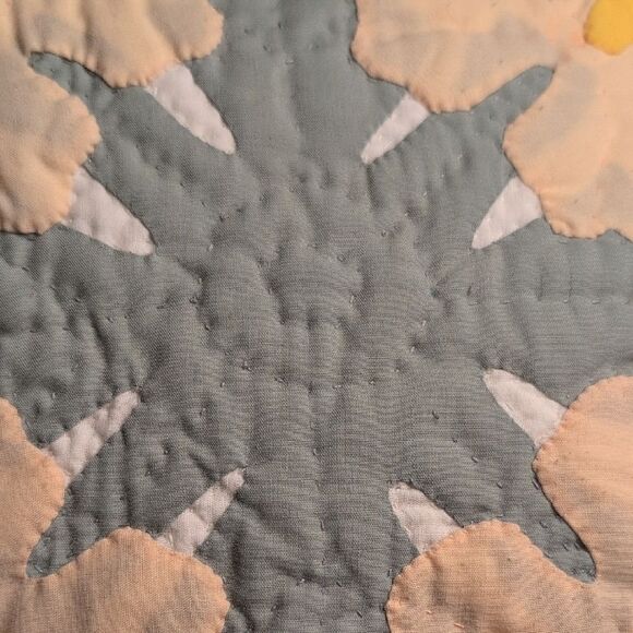 C J Trading Quilted Floral Hibiscus Throw Pillow Honolulu Hawaii - Picture 7 of 8